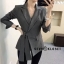 เสื้อแฟชั่น พร้อมส่ง เสื้อสูท ผูกเอว