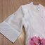 พร้อมส่ง Mini Dress Shirt สีขาว เนื้อผ้าแก้ว