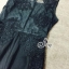 พร้อมส่ง เดรสราตรีเนื้อผ้าไหมฝรั่งเศษอย่างดี
