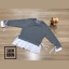 เสื้อเกาหลี Jumper สีเทา พร้อมส่ง
