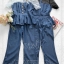 เสื้อผ้าเกาหลี พร้อมส่ง เสื้อแขนตุ๊กตาสั้น