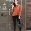 เสื้อเกาหลี พร้อมส่ง เสื้อนิ่ม ใช้ผ้า kanitเนื้อดี