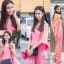 พร้อมส่ง ASV jumpsuit ขายาว สีชมพู