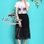 พร้อมส่ง เสื้อT-shirt พิมพ์ลายหน้าของแมว