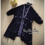 พร้อมส่ง มินิเดรสโทนสีดำปักลายสไตล์โบฮีเมี่ยน