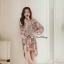 พร้อมส่ง ชุดเซ็ทเสื้อคลุมกางเกงเกาหลี
