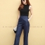 พร้อมส่ง กางเกง ผ้ายีนผ้ายืดเด้งๆ