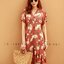 เดรสแฟชั่น พร้อมส่ง Dress ผ้าชีฟองเนื้อทราย