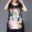 พร้อมส่ง Mini dress ผ้ายืดแขนสั้น ตัวเดรสสีดำผ้านุ่มลื่น