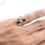SKJewelryFactory แหวนนิล นิลแท้ สไตล์แหวนพลอยคู่ ER00219-ONC