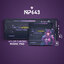 MOUSE PAD NUBWO NP643 VIOLET CYBORG