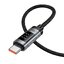 HOCO U148 240W CHARGING สายชาร์จเร็ว OLED Digital Display 240W Type-C to Type-C 1.2M