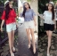 พร้อมส่ง เสื้อผ้าลูกไม้ตัวสั้นสไตล์วินเทจ