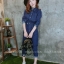 เสื้อผ้าเกาหลี พร้อมส่ง ยีนส์ จั้มสูทกางเกงขายาว