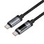 HOCO U148 240W CHARGING สายชาร์จเร็ว OLED Digital Display 240W Type-C to Type-C 1.2M