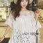 พร้อมส่ง เสื้อผ้าคอตตอนปักและฉลุลายตกแต่งผ้าลูกไม้