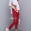 เสื้อผ้าเกาหลี พร้อมส่ง เชิ้ตสีขาว กับ กางเกง