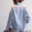 เสื้อผ้าเกาหลี พร้อมส่ง Jacket Jean