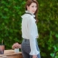 เสื้อเกาหลี พร้อมส่ง เสื้อคอระบายพลีท โบดำ