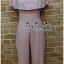 พร้อมส่ง จั้มสูทปาดไหล่โทนสีนู๊ด