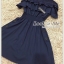 เดรสเกาหลี พร้อมส่ง Dress ชุดกระโปรงสีกรม