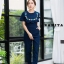 เสื้อผ้าเกาหลี พร้อมส่ง เพลล์สูท ขายาวเนื้อผ้าดี