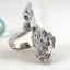SKJewelryFactory แหวนมังกร นำโชค หัวมังกรประดับด้วยพลอยไพลินแท้ เสริมความรุ่งโรจน์ให้แก่ผู้สวมใส่ MR00388-BSA