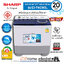 SHARP เครื่องซักผ้า 2 ถัง SHARP ES TW200BL ถังซัก 20.0KG./ ถังปั่นหมาด 12.0 KG สีขาว รับประกันมอเตอร์ 10ปี