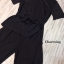 เสื้อผ้าเกาหลี พร้อมส่ง เสื้อกับกางเกงเอวสูงเก็บทรง