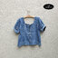 เสื้อคอเหลี่ยม แขนตุ๊กตา HSS038