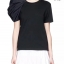 เสื้อเกาหลี พร้อมส่ง เสื้อยืด ดีไซน์เก๋ แขนจีบพอง