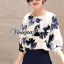 พร้อมส่ง เสื้อผ้าเกาหลีพิมพ์ลายดอกไม้สไตล์ Vintage