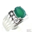 SKJewelryFactory แหวนชาย พลอยแท้สีเขียวมรกต MR00355-GAG