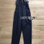 เสื้อผ้าเกาหลี พร้อมส่ง จัมป์สูท ผ้าลูกไม้โปร่ง