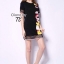 พร้อมส่ง Mini Dress ดีไซน่ารัก ทรงคอกลม