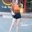 เสื้อเกาหลี พร้อมส่ง เสื้อโชว์ไหล่ข้าง