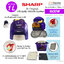 Sharp เครื่องดูดฝุ่น รุ่น EC-NS16-VL 1600 วัตต์ (Violet) พร้อมแผ่นกรองฝุ่น HEPA Filter รับประกันสินค้า 1ปี