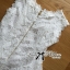 เสื้อเกาหลี พร้อมส่ง เสื้อแขนกุด คอสูงผ้าลูกไม้