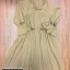 เสื้อผ้าเกาหลี พร้อมส่ง เสื้อคลุมกึ่งเดรสแขนห้าส่วน