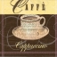 แนวภาพอาหาร ถ้วยกาแฟ Cappuccino หอมกรุ่น เป็นภาพโทนสีครีมน้ำตาล เป็นภาพ 4 บล๊อค กระดาษแนพกิ้นสำหรับทำงาน เดคูพาจ Decoupage Paper Napkins ขนาด 33X33cm