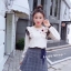 เสื้อเกาหลี พร้อมส่ง เสื้อเกาหลี ทรงแขนพอง