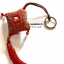 ห้อยพวงกระเป๋า EB002 / Embroidered Fabric Bag Charm EB002