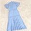 ชุดเดรสเกาหลี พร้อมส่ง Maxi เดรสฉลุลูกไม้