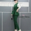 เสื้อผ้าเกาหลี พร้อมส่ง เสื้อไหมพรม กับ กางเกงขายาว