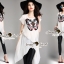 พร้อมส่ง เสื้อทรงปล่อยๆ ผีเสื้อ ใส่สบายๆ