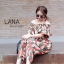 เสื้อผ้าเกาหลี พร้อมส่ง จั๊มยาว อกสม๊อคปาดไหล่