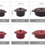 พร้อมส่ง ชามเซรามิคพร้อมฝาครอบ Cocotte สีน้ำตาล S-M