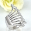 SKJewelryFactory แหวนปีกนก ดีไซน์เก๋มาก เพชร12 ตัง ER01920-WCZ