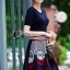 พร้อมส่ง mini dress แขนสั้นสีกรม