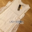 พร้อมส่ง เซ็ตเสื้อแขนกุดตกแต่งลูกปัดและกางเกงขายาว